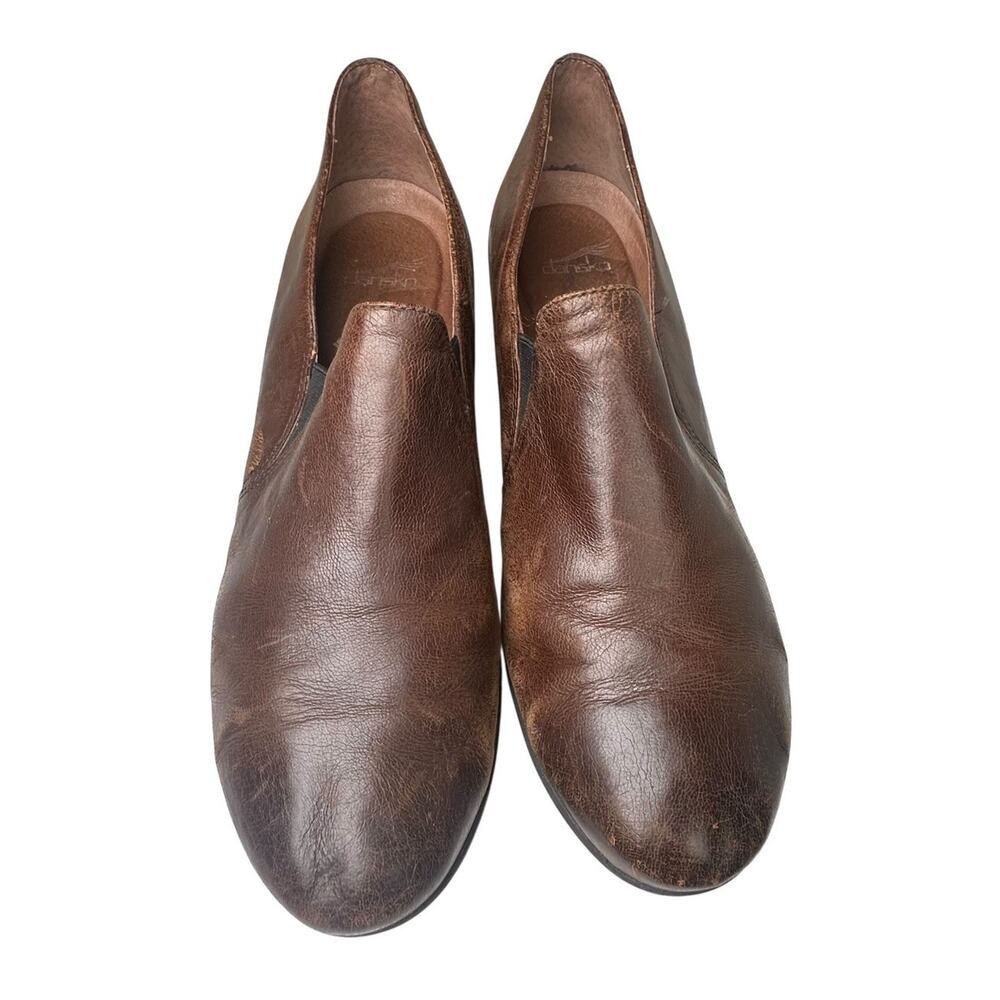 Dansko Robin Brown Leather Pumps Women Sz 42 US Sz 11 Career Minimalist Comfort - Picture 2 of 16